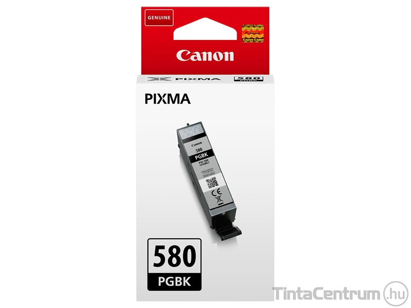 Canon 580 (PGI-580PGBK) fekete (PIGMENT) eredeti tintapatron