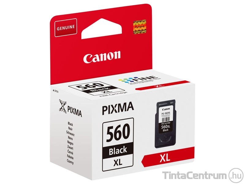 Canon 560XL (PG-560XL) fekete eredeti tintapatron