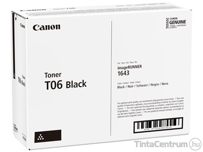 Canon T06 fekete [20500 oldal] eredeti toner