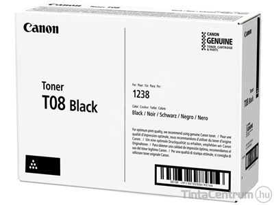 Canon T08 fekete [11000 oldal] eredeti toner