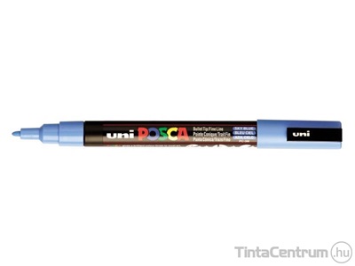 Dekormarker, kúpos, 0,9-1,3mm, UNI "Posca PC-3M", égszínkék