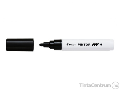 Dekormarker, kúpos, 1,4mm, PILOT "Pintor M", fekete