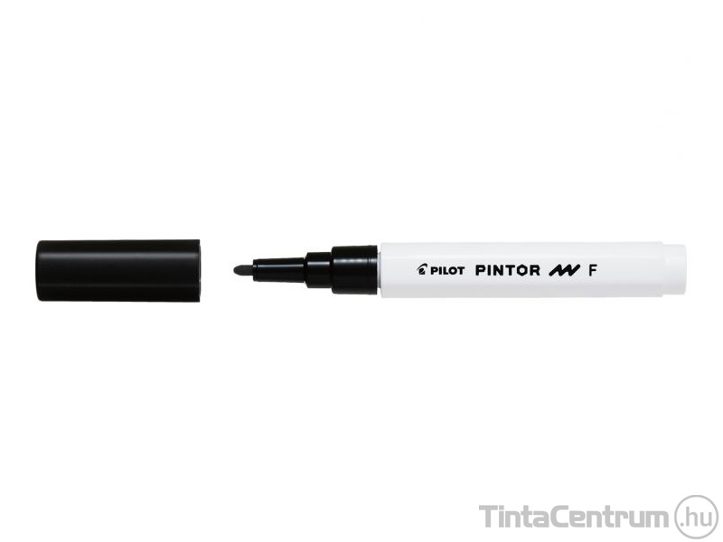 Dekormarker, kúpos, 1mm, PILOT "Pintor F", fekete