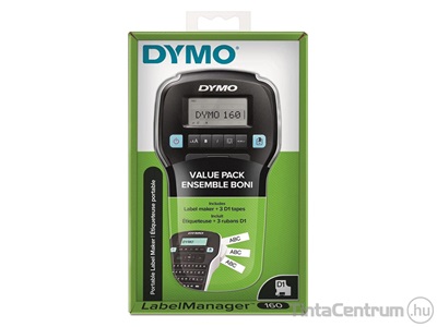 Dymo LabelManager 160 kézi feliratozógép + 3db 45013-as kazetta