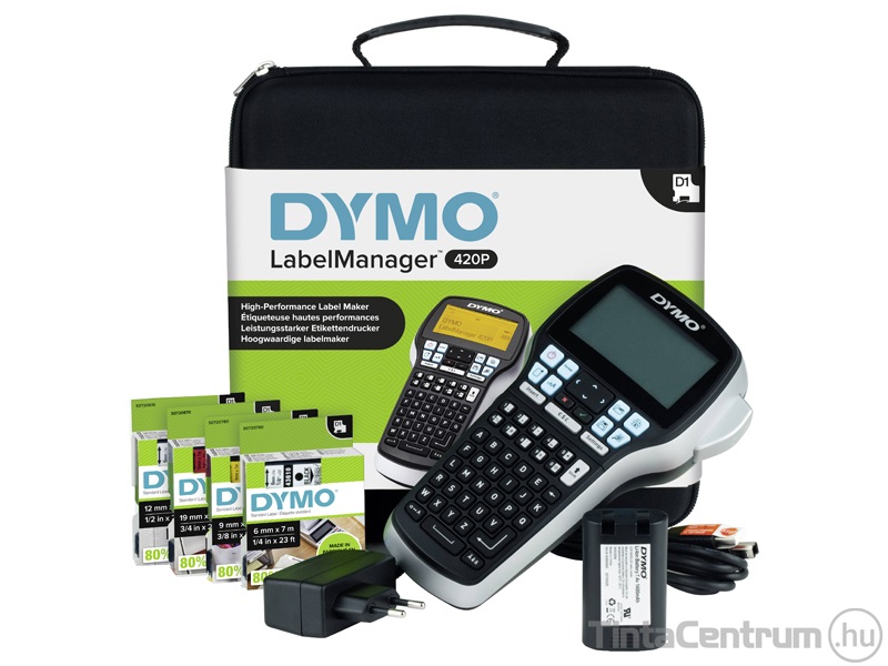 Dymo LabelManager 420P kézi feliraozógép készlet táskában