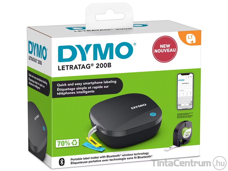 Dymo LetraTAG 200B asztali feliratozógép