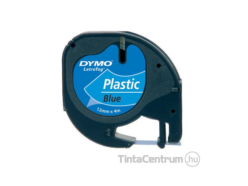 Dymo LetraTAG 59426 (12mm x 4m, kék) műanyag eredeti szalag kazetta