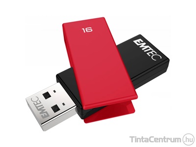 EMTEC pendrive, 16GB, USB 2.0, "C350 Brick", piros