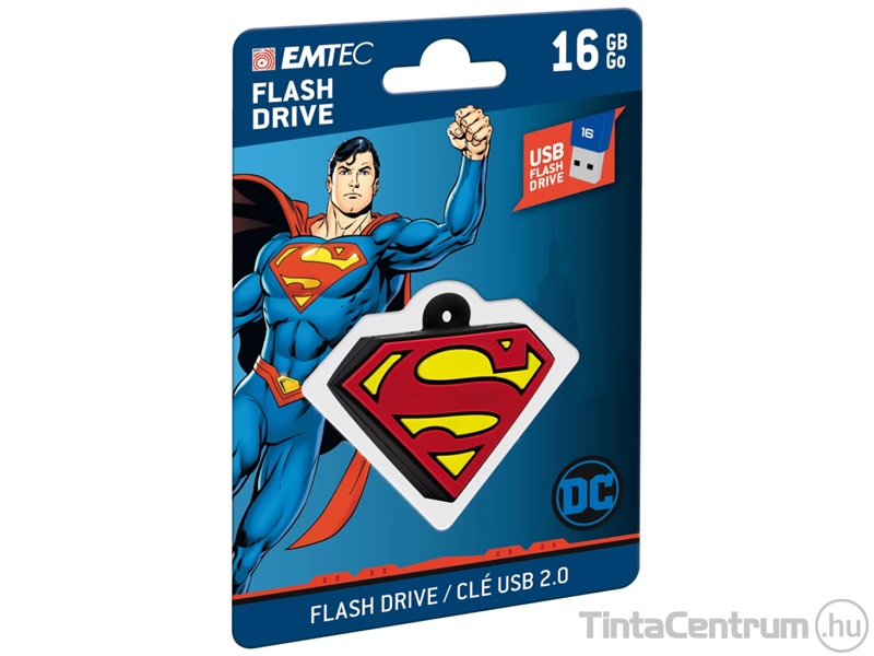 EMTEC pendrive, 16GB, USB 2.0, "DC Superman"