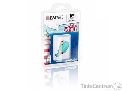 EMTEC pendrive, 16GB, USB 2.0, "Whale"