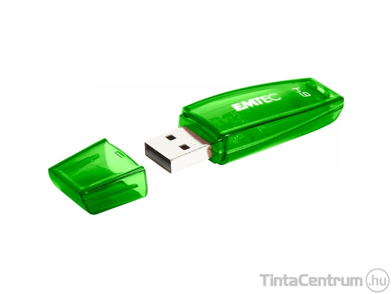 EMTEC pendrive, 64GB, USB 2.0, "C410 Color",, zöld