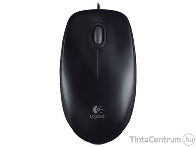 LOGITECH "B100" egér, vezetékes, optikai, fekete