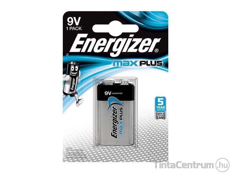 Elem, 9V, ENERGIZER "Max Plus" 1db/csomag