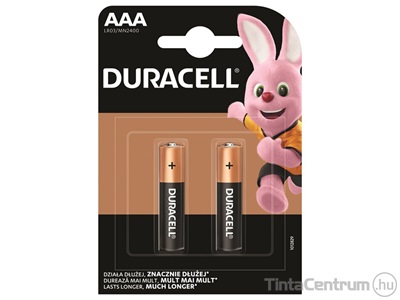 Elem, AAA mikro, DURACELL "Basic" 2db/csomag