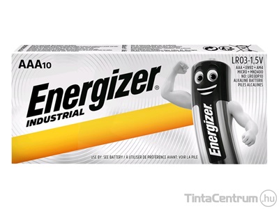 Elem, AAA mikro, ENERGIZER " Industrial" 10db/csomag