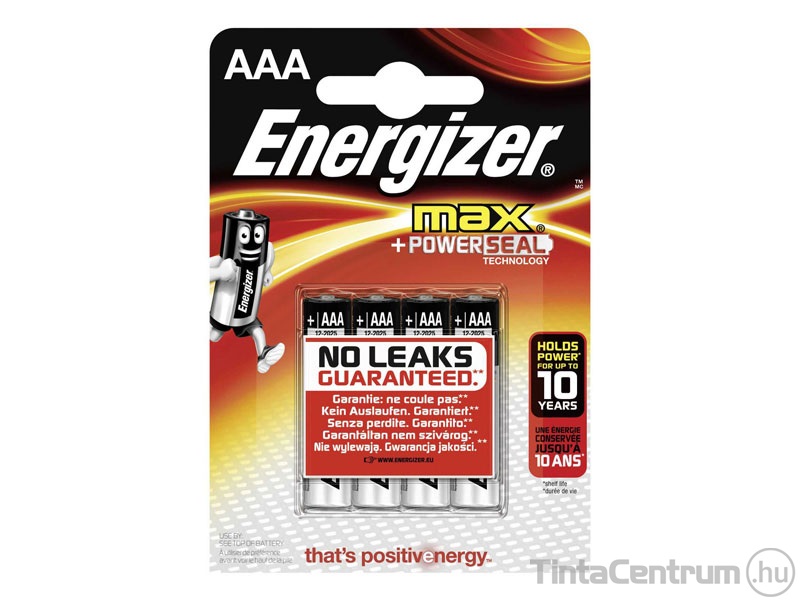 Elem, AAA mikro, ENERGIZER "Max" 4db/csomag