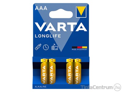 Elem, AAA mikro, VARTA "Longlife" 4db/csomag