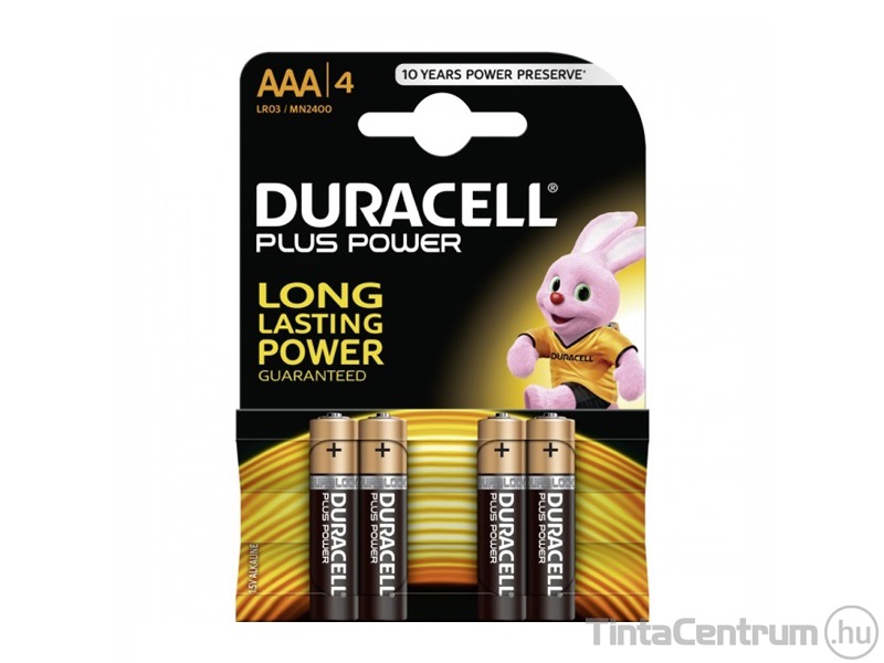 Elem, AAA mikro, DURACELL "Basic" 4db/csomag