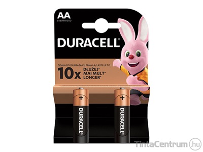 Elem, AA ceruza, DURACELL "Basic" 2db/csomag