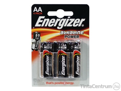 Elem, AA ceruza, ENERGIZER "Alkaline Power" 4db/csomag