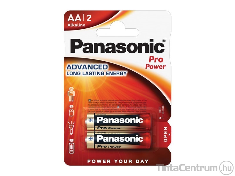 Elem, AA ceruza, PANASONIC "Pro power" 2db/csomag