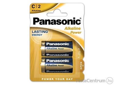 Elem, C baby, PANASONIC "Alkaline power" 2db/csomag