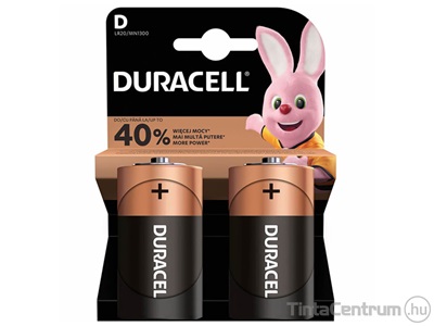 Elem, D góliát, DURACELL "Basic" 2db/csomag