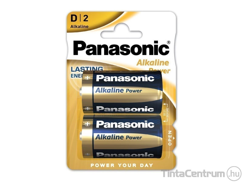 Elem, D góliát, PANASONIC "Alkaline power" 2db/csomag