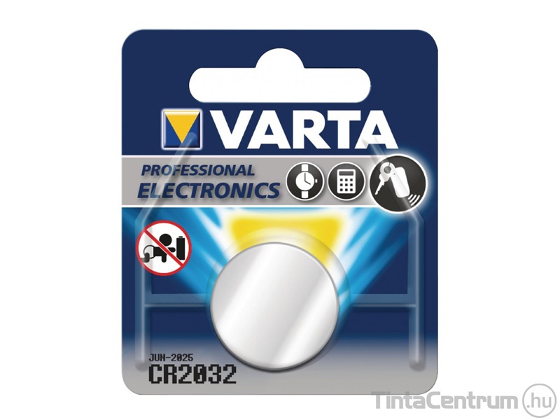 Gombelem, CR2032, VARTA 1db/csomag