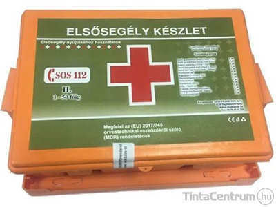 Elsősegély felszerelés, 50 főig, "II.típus"