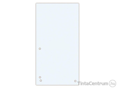 Elválasztócsík, karton, 235x105mm, DONAU, fehér 100db/csomag