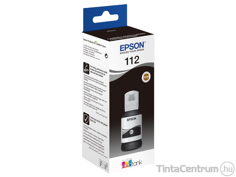 Epson 112 (T06C1) fekete [127ml] eredeti utántöltő tinta