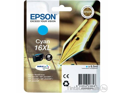 Epson 16XL (T1632) ciánkék eredeti tintapatron