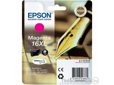 Epson 16XL (T1633) magenta eredeti tintapatron