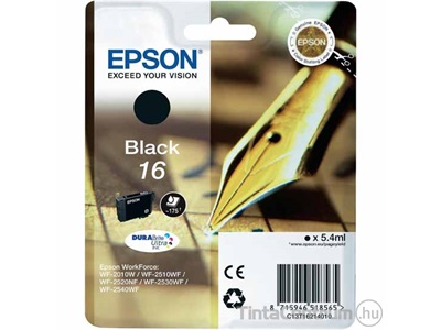 Epson 16 (T1621) fekete eredeti tintapatron