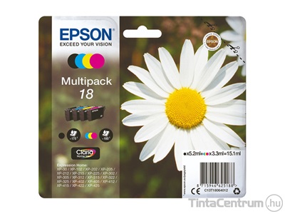 Epson 18 (T1806) eredeti multipack