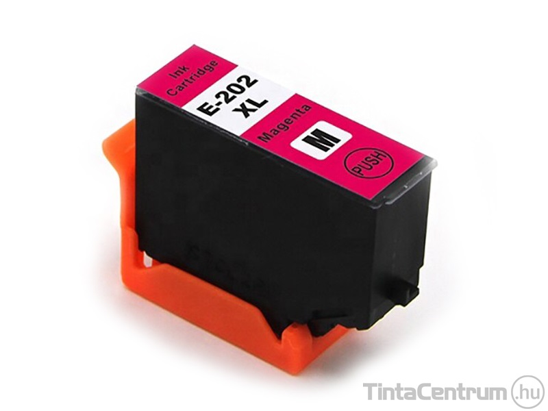 Epson 202XL (T02H3) magenta kompatibilis tintapatron