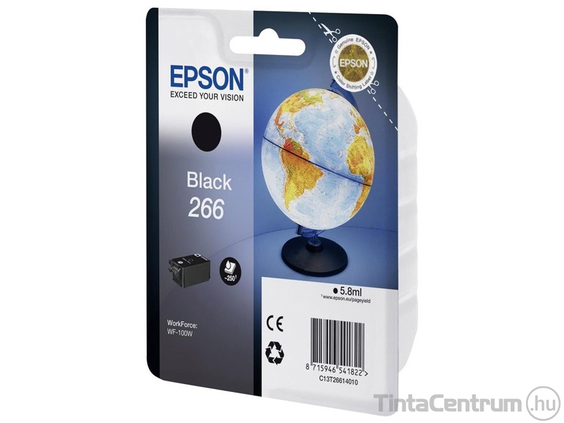 Epson 266 (T2661) fekete eredeti tintapatron