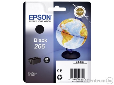 Epson 266 (T2661) fekete eredeti tintapatron