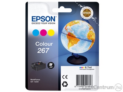 Epson 267 (T2670) színes eredeti tintapatron