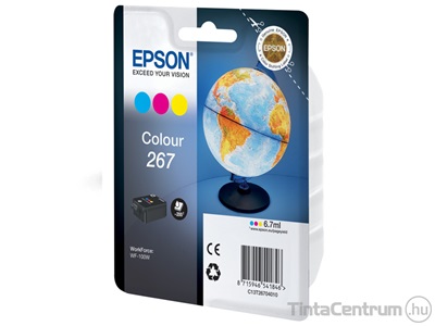 Epson 267 (T2670) színes eredeti tintapatron