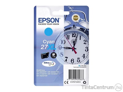 Epson 27XL (T2712) ciánkék eredeti tintapatron