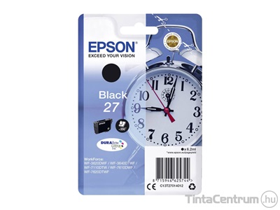 Epson 27 (T2701) fekete eredeti tintapatron