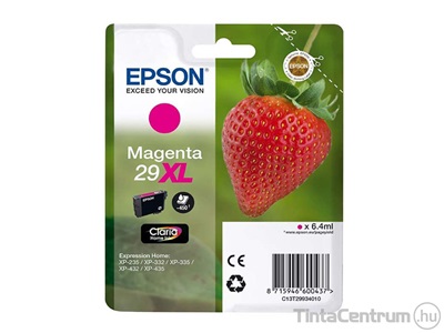 Epson 29XL (T2993) magenta eredeti tintapatron