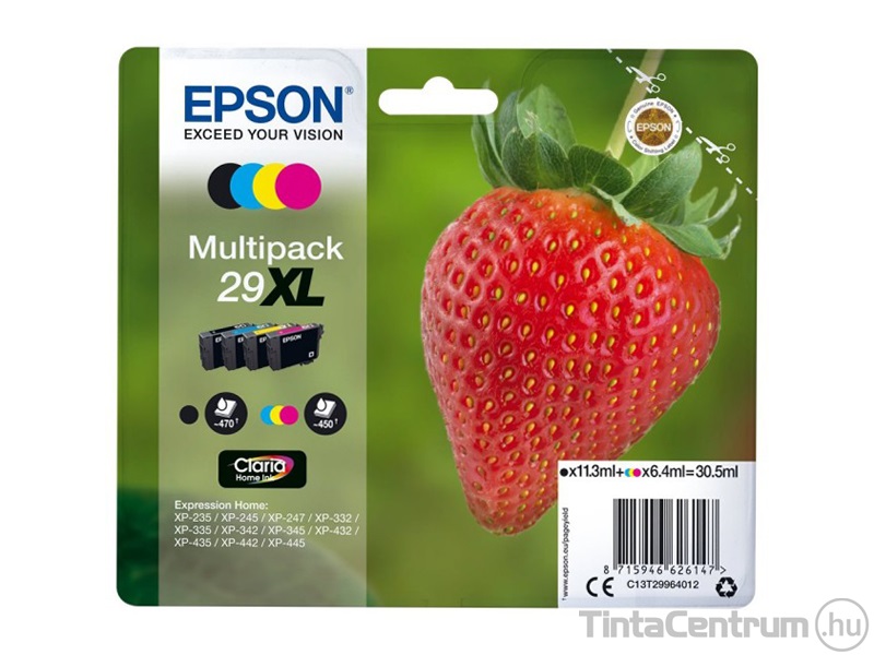 Epson 29XL (T2996) (BKCMY) eredeti multipack