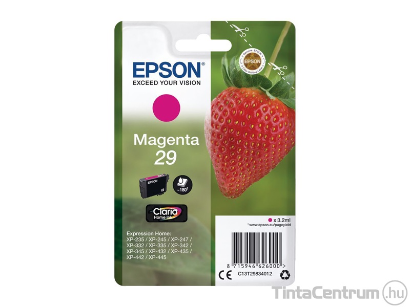 Epson 29 (T2983) magenta eredeti tintapatron