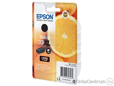 Epson 33XL (T3351) fekete eredeti tintapatron