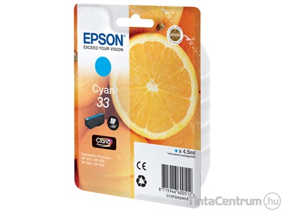 Epson 33 (T3342) ciánkék eredeti tintapatron