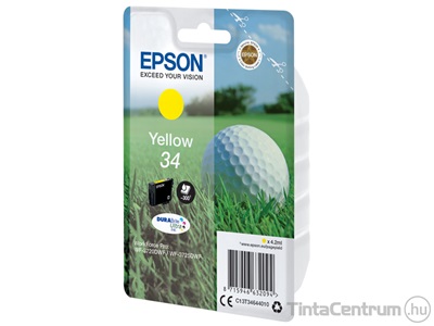 Epson 34 (T3464) sárga eredeti tintapatron