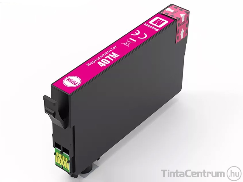 Epson 407XL (T07U3) magenta kompatibilis tintapatron